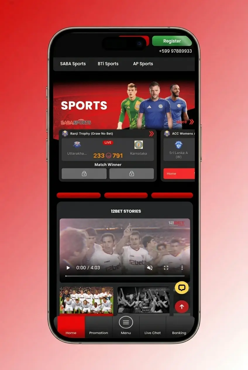 Passos para apostar no app 12bet, com guia do boletim mobile para apostas simples, acumuladas e ao vivo